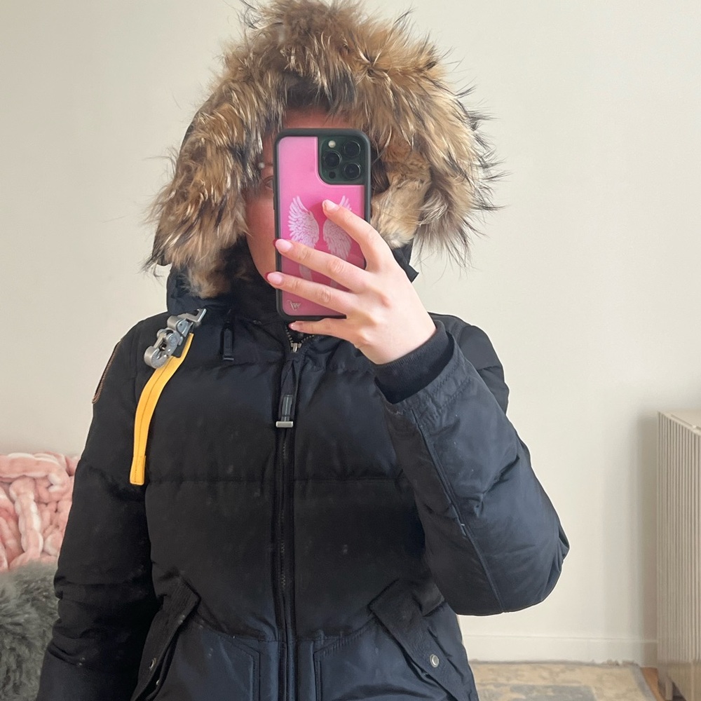 Parajumpers Puffer Coat with Fur Hood - Picture 8 of 13